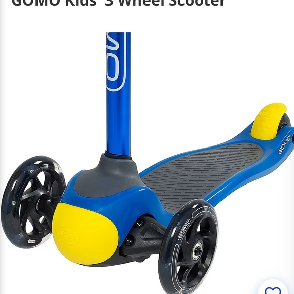 Blue & Yellow Kids 3-Wheel Kick Scooter - Picture 4 of 4